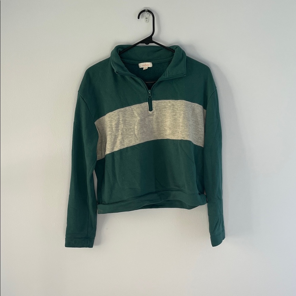 Colsie Deep Green Cozy Top
